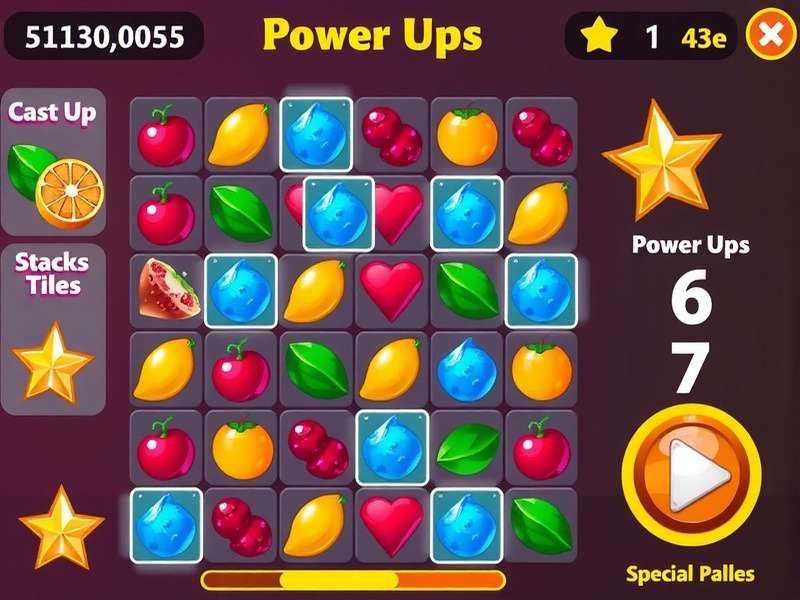 Papri Flavor Pursuit power-ups and special tiles